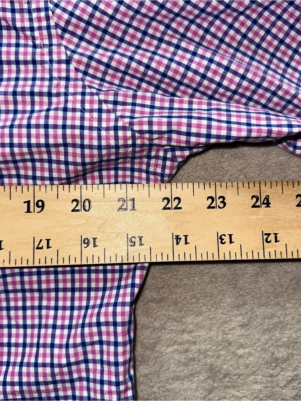 Polo Ralph Lauren Men's Large Slim Fit Gingham Check Button Down Shirt